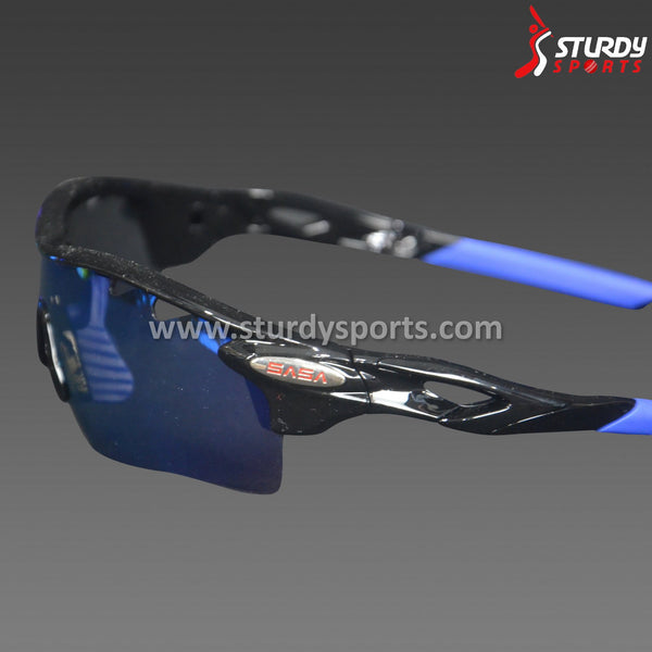 SASA Evolution Sunglasses (Black Frame / Blue Lens) - Sunglasses - SASA - Sturdy Sports