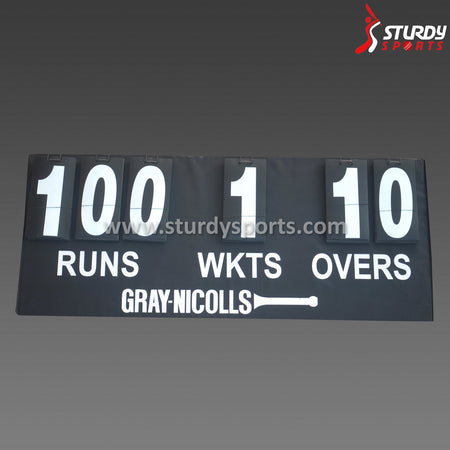 Gray Nicolls Portable Delux Score Board (Run/Wicket/Over/Target) - Score Board - Gray Nicolls - Sturdy Sports