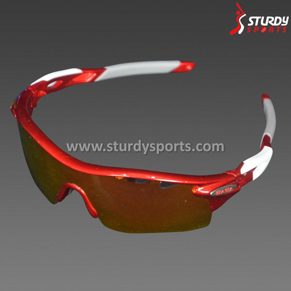 SASA Evolution Sunglasses (Maroon Frame / Orange Lens) - Sunglasses - SASA - Sturdy Sports