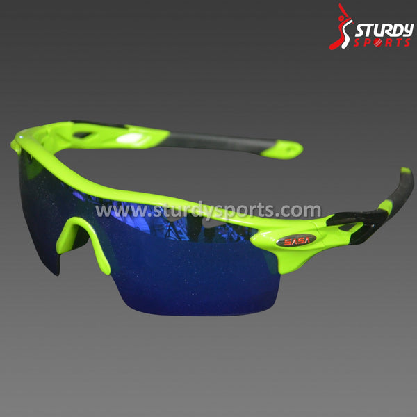 SASA Evolution Sunglasses (Green Frame / Blue Lens) - Sunglasses - SASA - Sturdy Sports