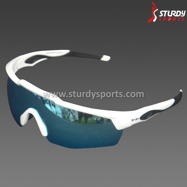 SASA Rebound Sunglasses (White Frame / Blue Lens) - Sunglasses - SASA - Sturdy Sports