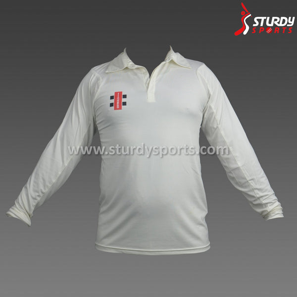 Gray Nicolls Ivory Full Sleeve Shirt (Mens) - Cream Shirt - Gray Nicolls - Sturdy Sports