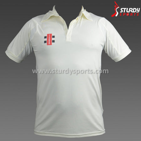 Gray Nicolls Ivory Short Sleeve Shirt (Mens) - Cream Shirt - Gray Nicolls - Sturdy Sports