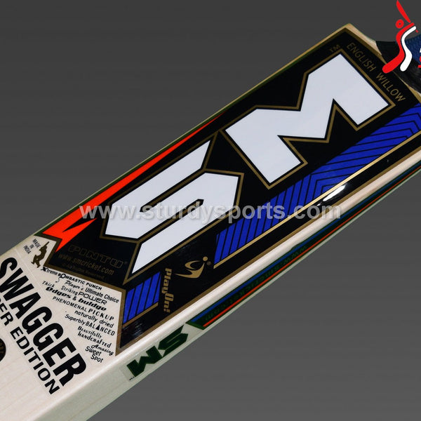 SM Swagger Cricket Bat - Senior - English Willow - Mens (SH) - SM - Sturdy Sports