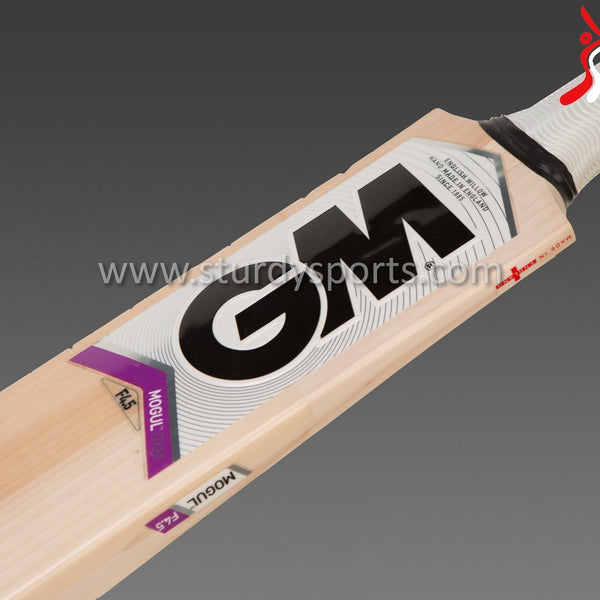 GM Mogul DXM F4.5 Cricket Bat - Small Men - English Willow - Youth / Boys - GM - Sturdy Sports