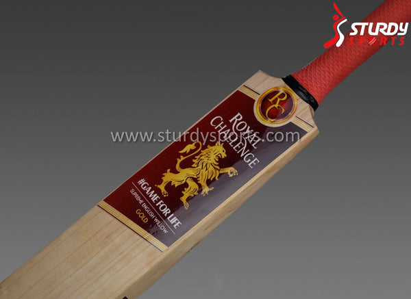 Royal Challenge Gold Cricket Bat - Senior - English Willow - Mens (SH) - Royal Challenge - Sturdy Sports