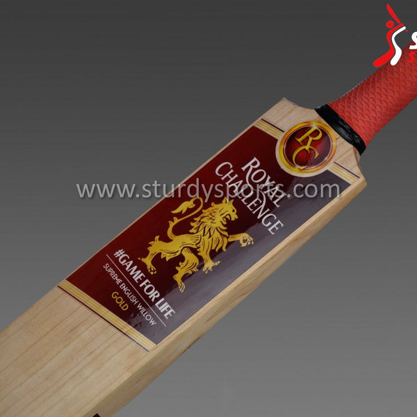 Royal Challenge Gold Cricket Bat - Senior - English Willow - Mens (SH) - Royal Challenge - Sturdy Sports