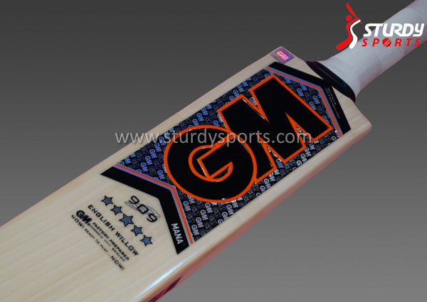 GM Mana 909 Cricket Bat - Size 4 - English Willow - Youth / Boys - GM - Sturdy Sports