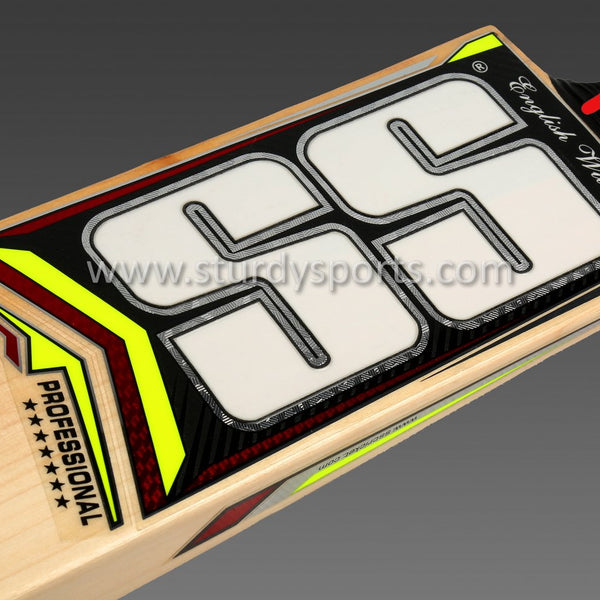 SS Professional Cricket Bat - Senior - English Willow - Mens (SH) - SS - Sturdy Sports