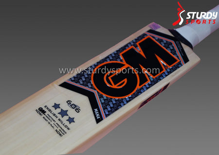 GM Mana 606 Cricket Bat - Size 6 - English Willow - Youth / Boys - GM - Sturdy Sports