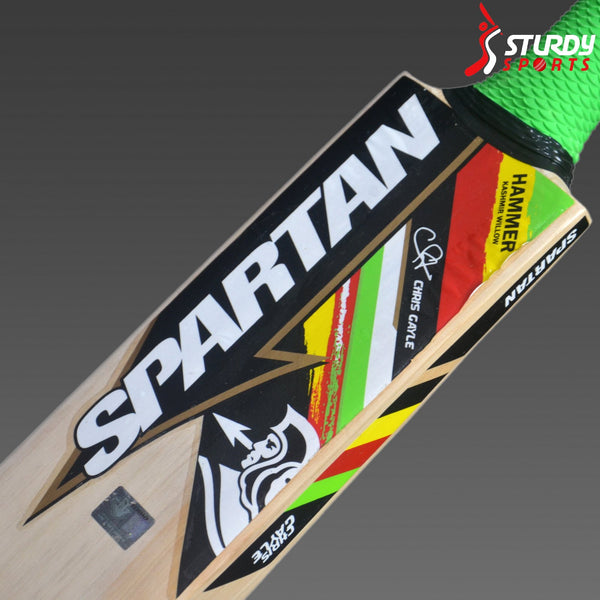 Spartan Chris Gayle Hammer Kashmir Willow Bat (SH) - Kashmiri Willow - Mens (SH) - Spartan - Sturdy Sports