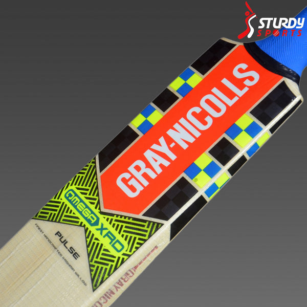 Gray Nicolls Omega XRD Pulse Kashmir Willow Bat (Size 6) - Kashmiri Willow - Youth / Boys - Gray Nicolls - Sturdy Sports