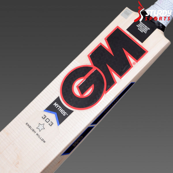 GM Mythos 303 Cricket Bat - Small Men - English Willow - Youth / Boys - GM - Sturdy Sports