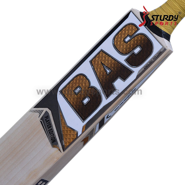 BAS Player Edition Cricket Bat - Senior - English Willow - Mens (SH) - BAS - Sturdy Sports