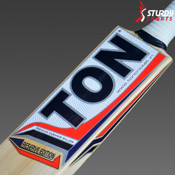 TON Reserve Edition Kashmir Willow Bat (Size 5) - Kashmiri Willow - Youth / Boys - TON - Sturdy Sports