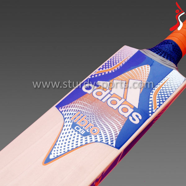 Adidas Libro CXII Cricket Bat - Size 5 - English Willow - Youth / Boys - Adidas - Sturdy Sports