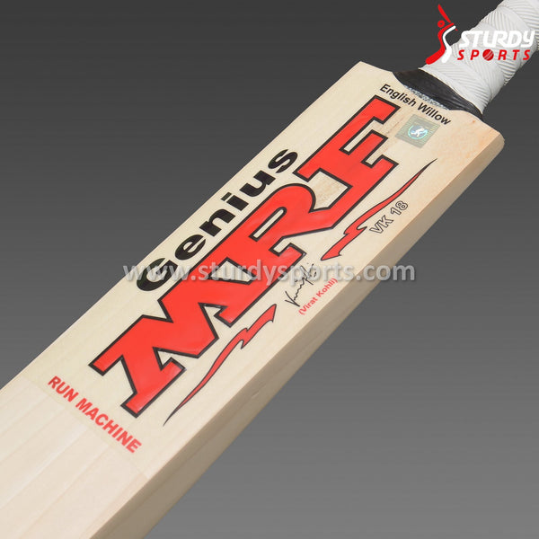 MRF Virat Kohli Run Machine Cricket Bat - Senior - English Willow - Mens (SH) - MRF - Sturdy Sports