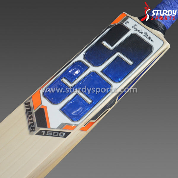 SS Master 1500 Cricket Bat - Senior - English Willow - Mens (SH) - SS - Sturdy Sports