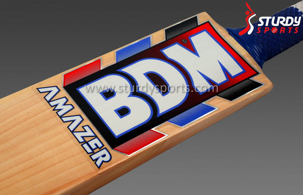 BDM Amazer Cricket Bat - Senior - English Willow - Mens (SH) - BDM - Sturdy Sports