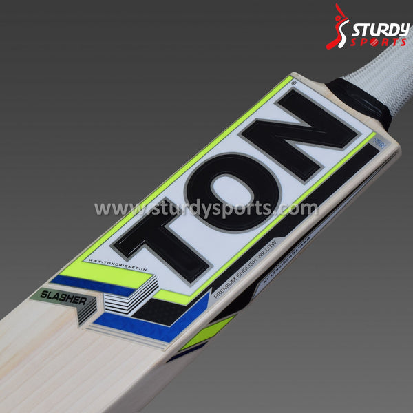 TON Slasher Cricket Bat - Senior - English Willow - Mens (SH) - TON - Sturdy Sports