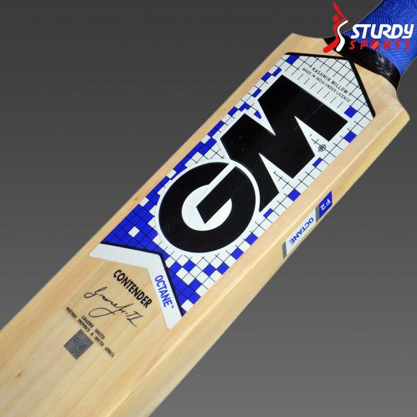 GM Octane Contender Kashmir Willow Bat (Size 5) - Kashmiri Willow - Youth / Boys - GM - Sturdy Sports