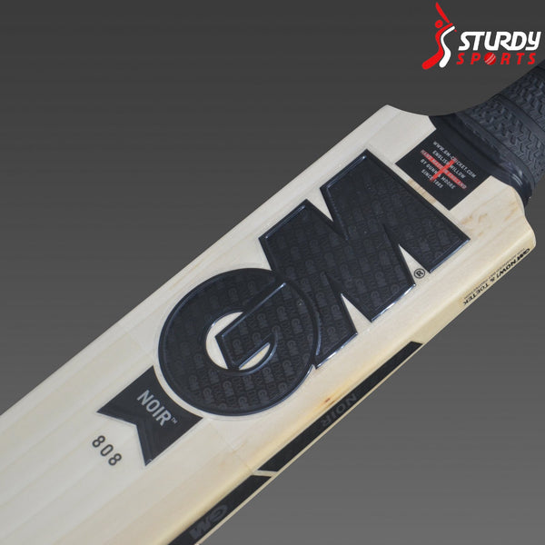 GM Noir L555 DXM 808 19/20 Cricket Bat - Senior - English Willow - Mens (SH) - GM - Sturdy Sports