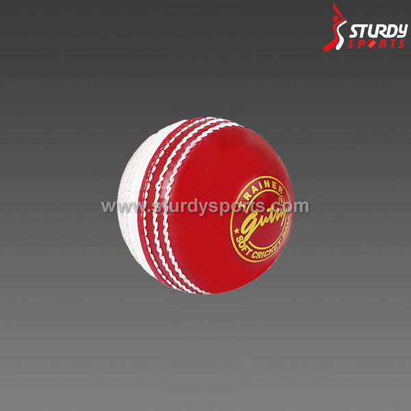 SS Gutsy Incredi Red & White Ball - Soft Ball - SS - Sturdy Sports