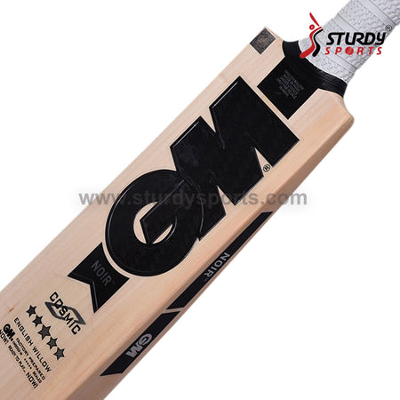 GM Noir Cosmic Cricket Bat - Senior - English Willow - Mens (SH) - GM - Sturdy Sports