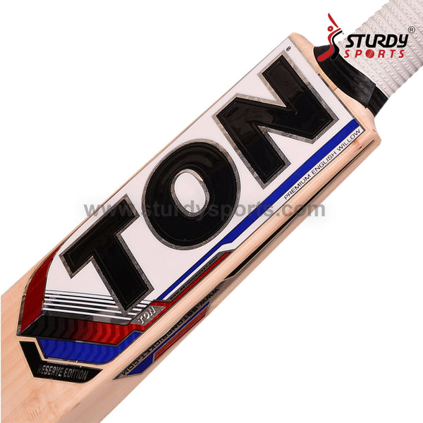 Ton Reserve Edition Cricket Bat - Senior - English Willow - Mens (SH) - TON - Sturdy Sports