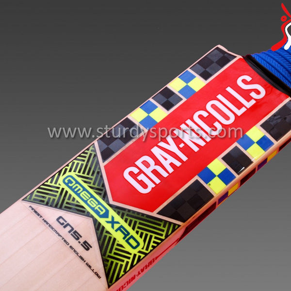 Gray Nicolls Omega XRD GN5.5 Cricket Bat - Senior - English Willow - Mens (SH) - Gray Nicolls - Sturdy Sports