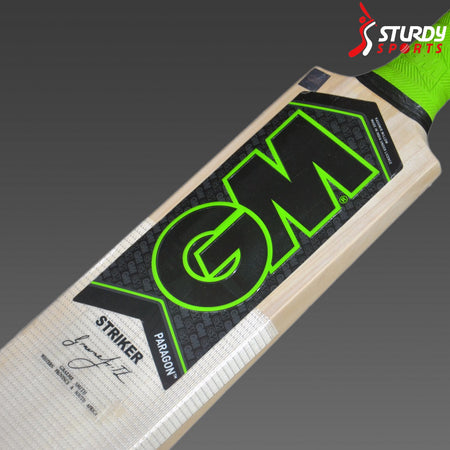 GM Paragon Striker Kashmir Willow Bat (Size3) - Kashmiri Willow - Youth / Boys - GM - Sturdy Sports