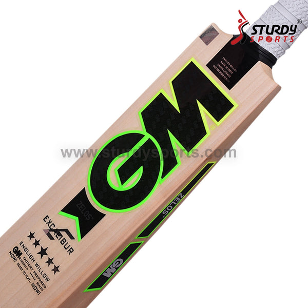 GM Zelos Excalibur Cricket Bat - Senior - English Willow - Mens (SH) - GM - Sturdy Sports