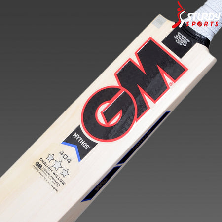 GM Mythos 404 Cricket Bat - Senior - English Willow - Mens (SH) - GM - Sturdy Sports