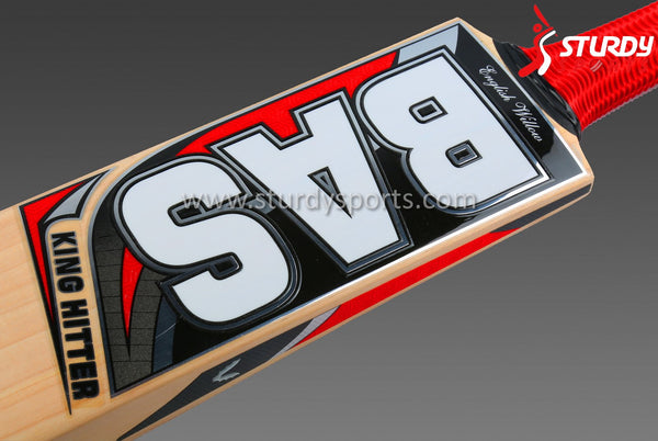 BAS King Hitter Cricket Bat - Senior - English Willow - Mens (SH) - BAS - Sturdy Sports