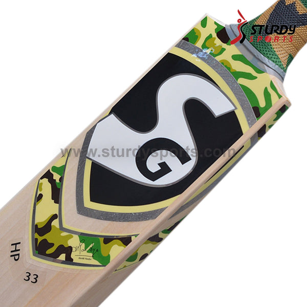 SG HP 33 Hardik Pandya Player Edition Cricket Bat - Senior - English Willow - Mens (SH) - SG - Sturdy Sports