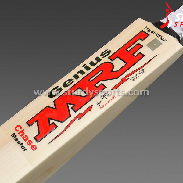 MRF Virat Kohli Chase Master Cricket Bat - Senior - English Willow - Mens (SH) - MRF - Sturdy Sports