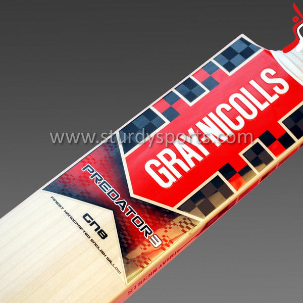 Gray Nicolls Predator GN8 Cricket Bat - Senior - English Willow - Mens (SH) - Gray Nicolls - Sturdy Sports