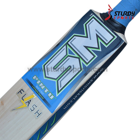 SM Flash Cricket Bat - Size 1 - English Willow - Youth / Boys - SM - Sturdy Sports