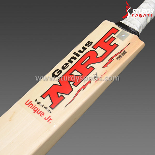 MRF Shikhar Dhawan Unique Edition Junior Cricket Bat - Harrow - English Willow - Youth / Boys - MRF - Sturdy Sports