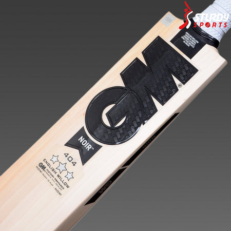 GM Noir 404 Cricket Bat - Senior - English Willow - Mens (SH) - GM - Sturdy Sports