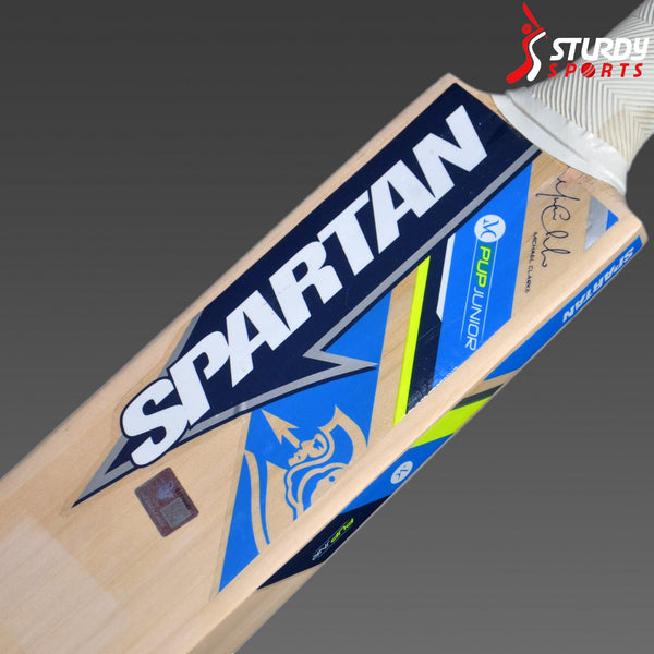 Spartan Michael Clarke Pup Junior Kashmir Willow Bat (Size 6) - Kashmiri Willow - Youth / Boys - Spartan - Sturdy Sports