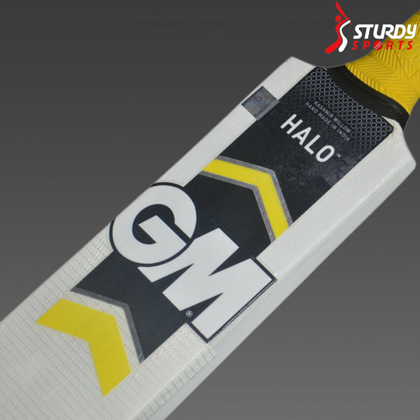 GM Halo Sting Kashmir Willow Bat (Size 5) - Kashmiri Willow - Youth / Boys - GM - Sturdy Sports