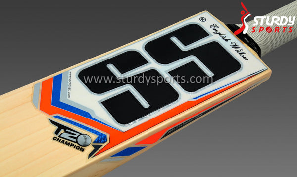 SS T20 Champion Cricket Bat - Senior - English Willow - Mens (SH) - SS - Sturdy Sports