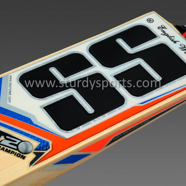 SS T20 Champion Cricket Bat - Senior - English Willow - Mens (SH) - SS - Sturdy Sports