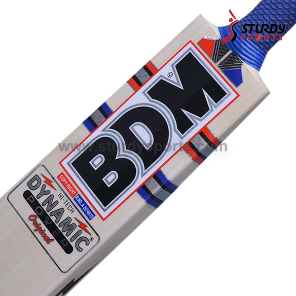 BDM Dynamic Power Original Cricket Bat - Senior - English Willow - Mens (SH) - BDM - Sturdy Sports