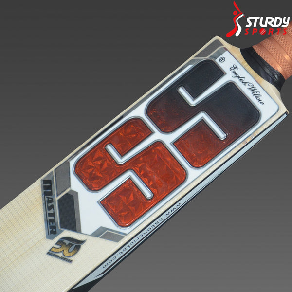 SS Master 50 Golden Jubilee Cricket Bat - Senior - English Willow - Mens (SH) - SS - Sturdy Sports