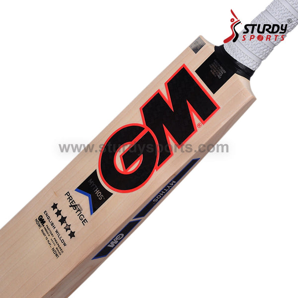 GM Mythos Prestige Cricket Bat - Senior - English Willow - Mens (SH) - GM - Sturdy Sports