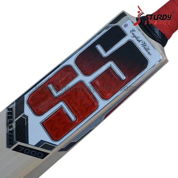 SS Master 7000 Cricket Bat - Senior - English Willow - Mens (SH) - SS - Sturdy Sports