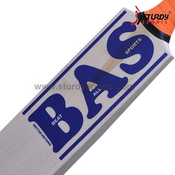 BAS Retro Vintage Classic Cricket Bat - Senior - English Willow - Mens (SH) - BAS - Sturdy Sports