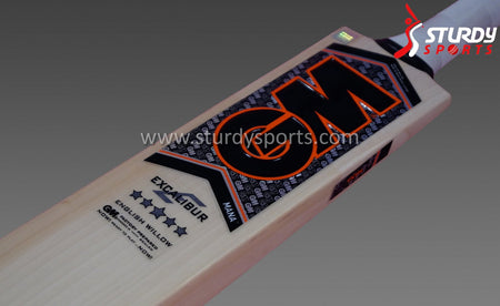 GM Mana Xcalibur Cricket Bat - Small Men - English Willow - Youth / Boys - GM - Sturdy Sports